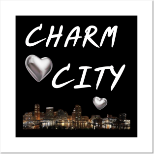 CHARM CITY BALTIMORE DESIGN Posters and Art